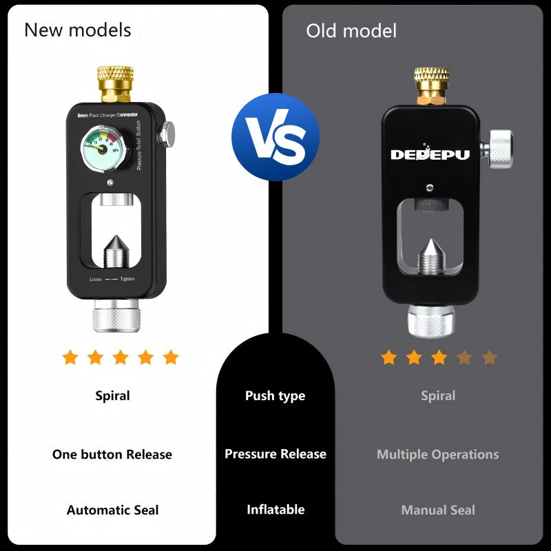 DEDEPU Watersport Scuba Tank Refill Air Conduction Adapter