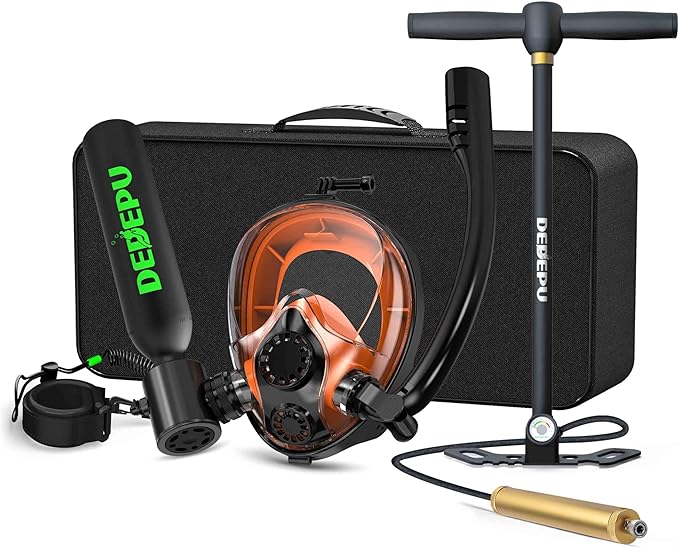 DEDEPU S3000 0.5L Mini Scuba Tank with Mask