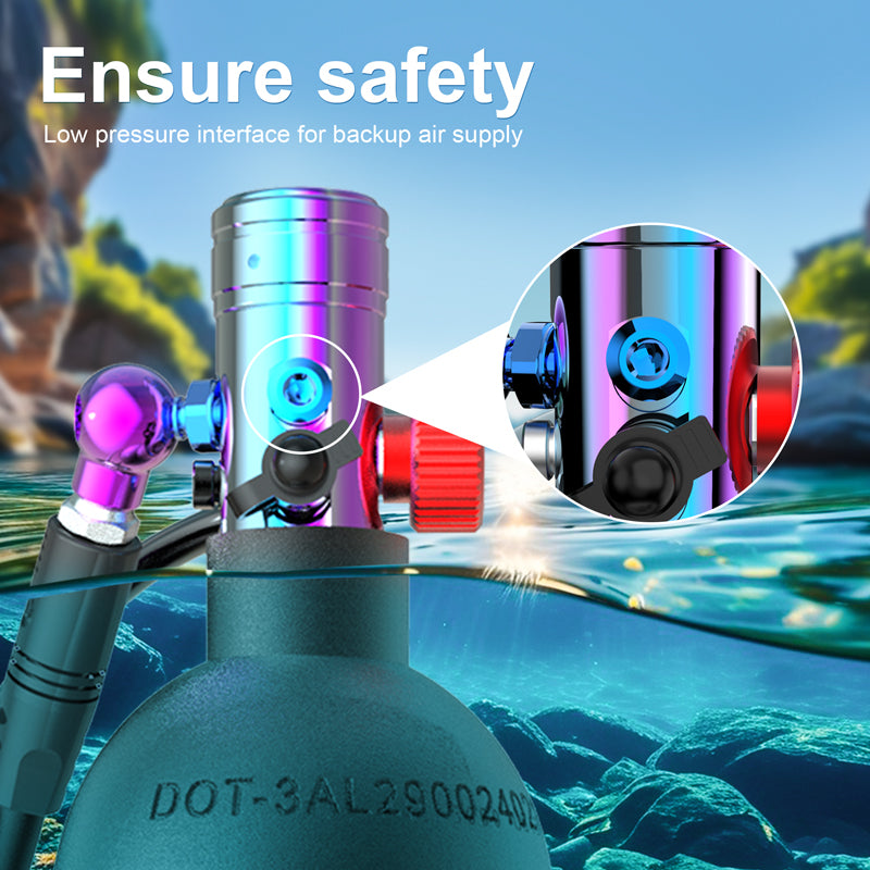 DEDEPU D600 2.3L scuba gear