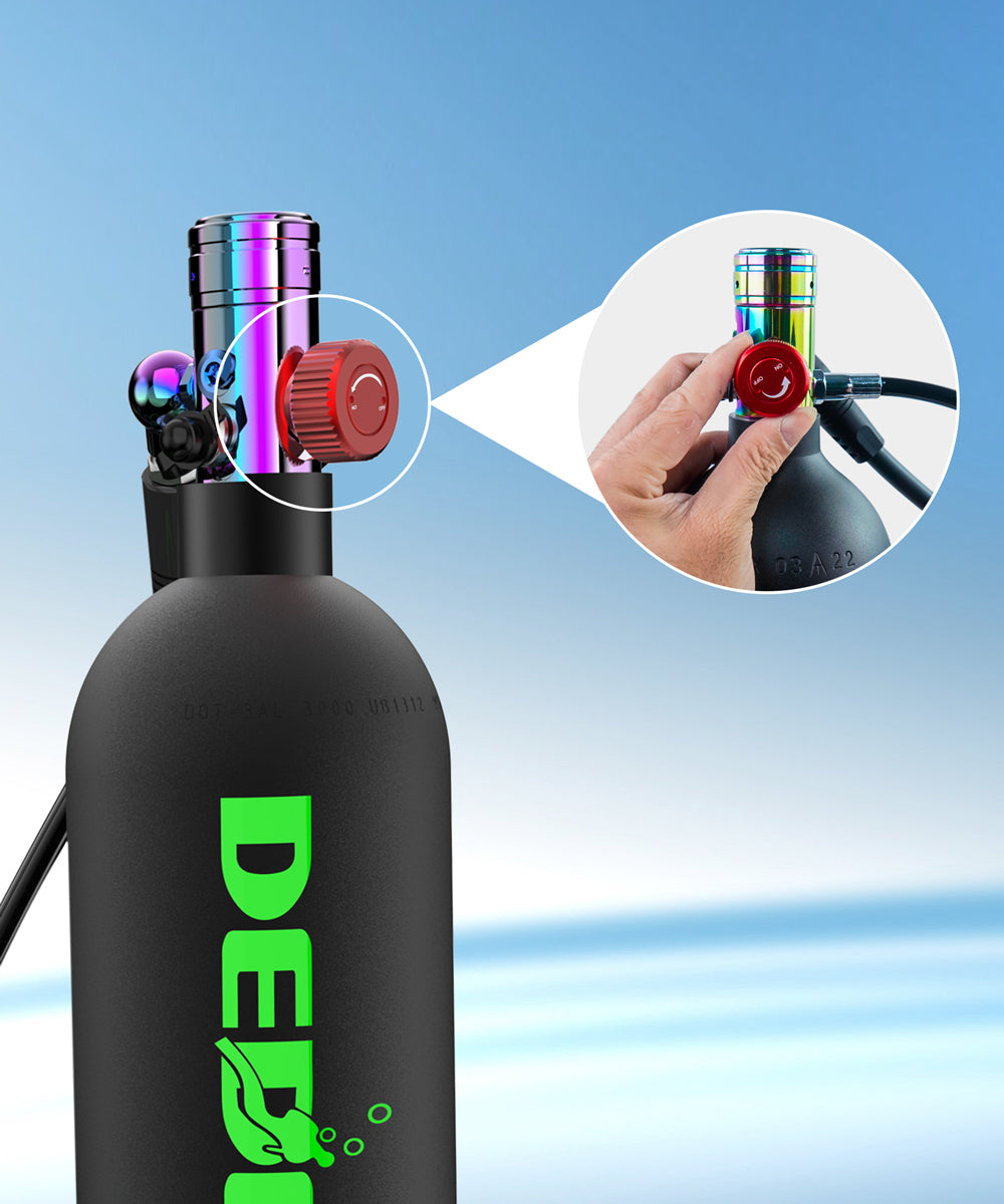 DEDEPU D600 2.3L scuba tank-Air seal