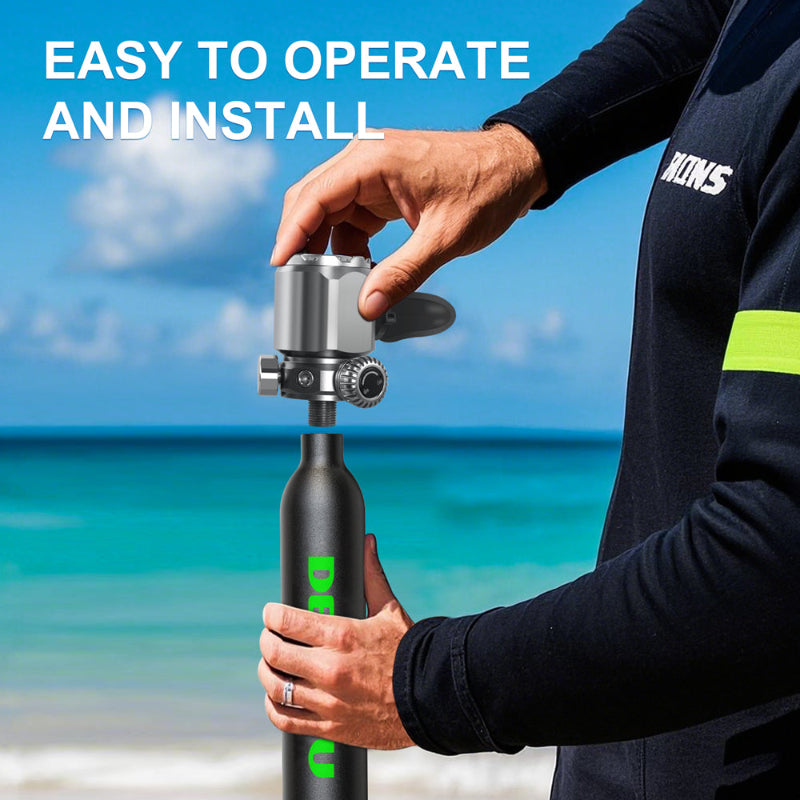 DEDEPU Orca series scuba tank with titanium valve-EASY TO OPERATE AND INSTALL