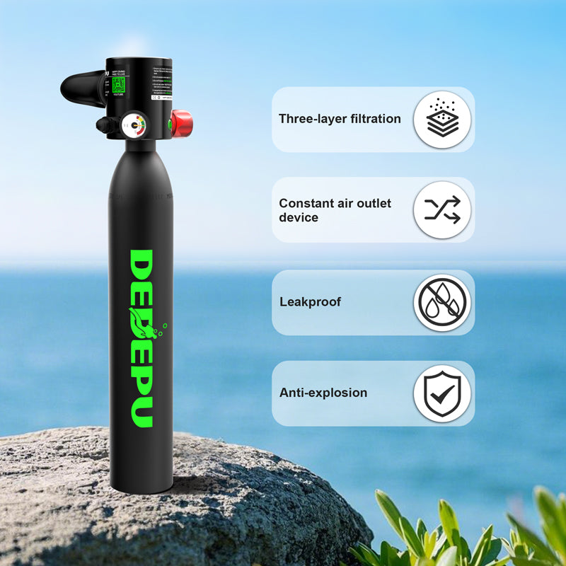 DEDEPU S3000 0.5L mini scuba tank